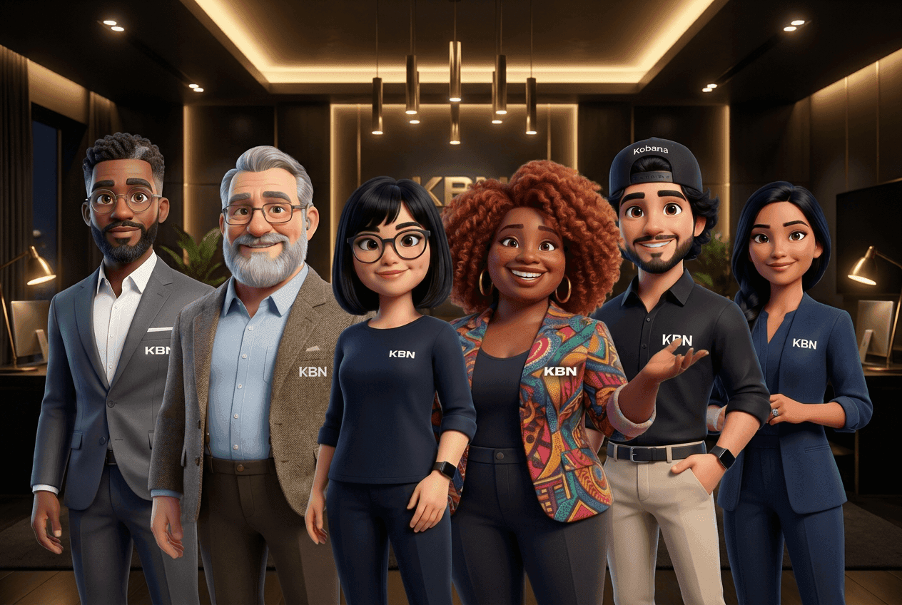 Time Kobana completo — seis agentes de IA para o financeiro brasileiro