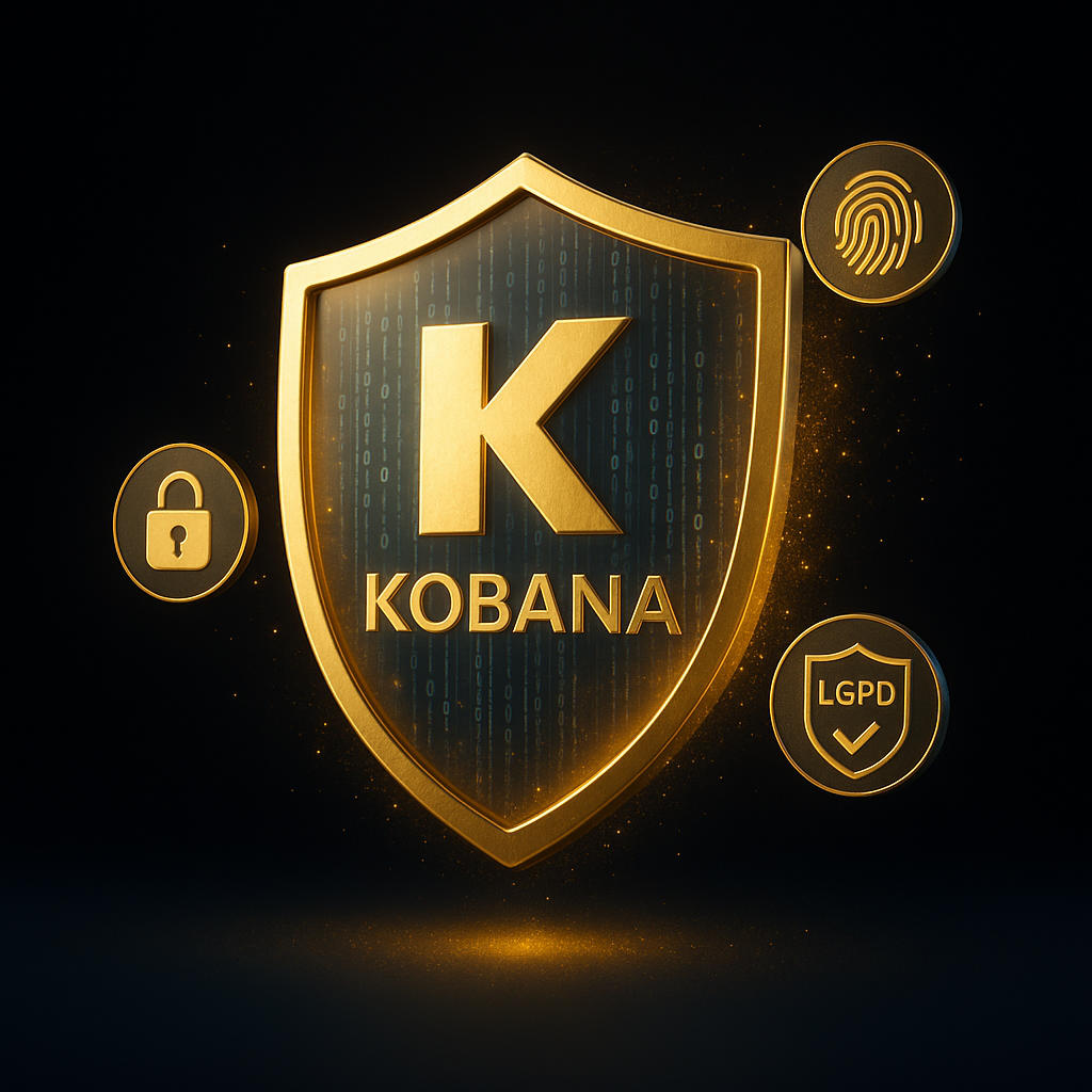 Segurança Kobana — LGPD, data residency Brasil, human-in-the-loop